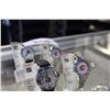 Image 2 : LOT OF 4 NEW WRIST WATCHES; OTTAWA SENATORS, CALGARY FLAMES AND RED SKINS