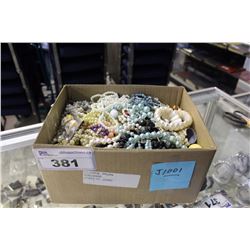 BOX OF COSTUME JEWELLERY