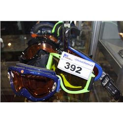 4 PAIRS OF SKI GOGGLES