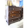Image 2 : 4 DRAWER ANTIQUE HIGH BOY DRESSER