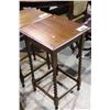 Image 2 : ANTIQUE REFINISHED BARLEY TWIST PARLOUR TABLE