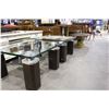 Image 3 : PAIR OF GLASS TOP END TABLES