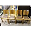 Image 1 : 4 CHAIRS
