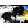 Image 2 : SHELF LOT OF CLOTHING AND MISC
