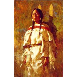 CHEYENNE MOTHER  by Howard Terpning