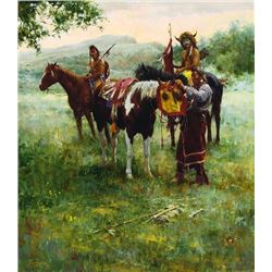 Medicine Horse Mask by Howard Terpning