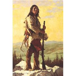 The Long Trail Ahead by Howard Terpning