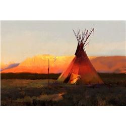 Red Day Butte  by R. Tom Gilleon   LIMITED EDITION CANVAS