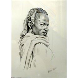 Masai Portrait by LINDSAY SCOTT