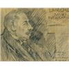 Image 1 : Rippl-Rónai József (1861-1927) Langsfeld Muki fotográfus portréja, 1916.