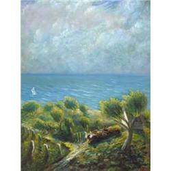 Klie Zoltán (1897-1992) Balaton, 1938.