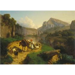 Markó András (1824-1895) Kecskepásztor, 1873.
