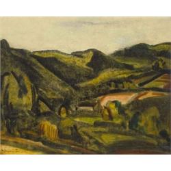 Tihanyi Lajos (1885-1938) Tájkép, 1912.