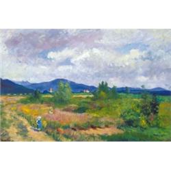 Bitay Árpád (1900-1935) Mezon sétáló kislányok