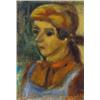 Image 1 : Czóbel Béla (1883-1976) Fejkendos lány