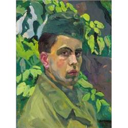 Perlmutter Izsák (1866-1932) Férfiportré