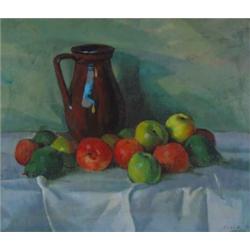 Mund Hugó (1892-1962) Asztali csendélet, 1918