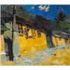 Image 1 : Nagy Oszkár (1883-1965) Verofényes nagybányai utca, 1937.