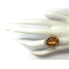 Image 4 : 17.91CTW Natural Citrine And Diamond Ring In 14K Solid Yellow Gold
