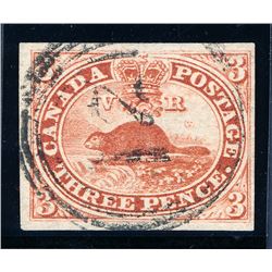 Canada #4iii F-VF used.