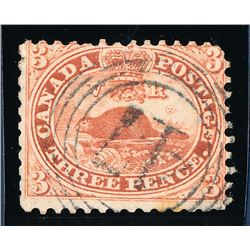 Canada #12 fine used.