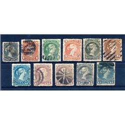 Canada #21/30 F-VF used selection.