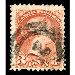 Canada #37 with 2 ring numeral 20.