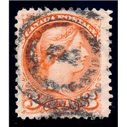 Canada #37 with 2 ring numeral 8.