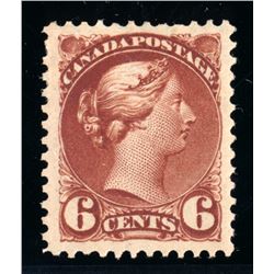 Canada #43 VF mint hinge remnant.