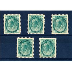 Canada #75 (5) VF NH.