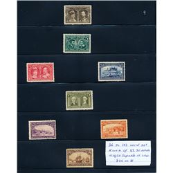 Canada #96-103 F-VF mint set.