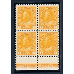 Canada #105 lathework block Type C fine NH.