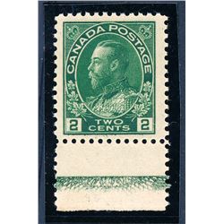 Canada #107 lathework single Type D-Inv VF NH.