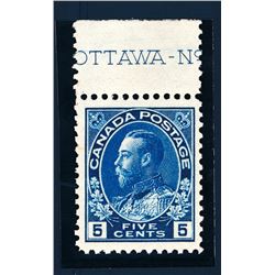 Canada #111a VF NH.