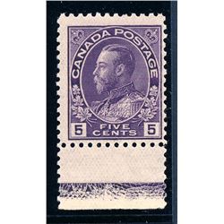 Canada #112a lathework single Type D-Inv fine NH.