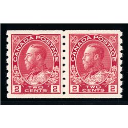 Canada #127 VF NH pair.