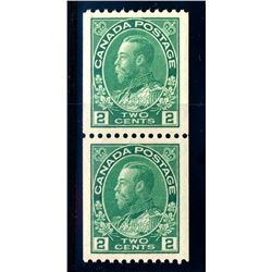 Canada #133 VF NH pair.