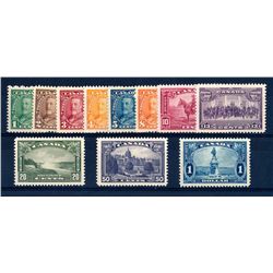 Canada #217-27 VF never hinged set.