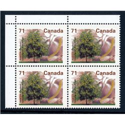 Canada #1370a upper left corner block VF NH.