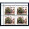 Image 1 : Canada #1370a upper left corner block VF NH.