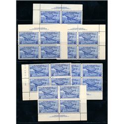 Canada #CE1-CE4 plate block selection F- VF NH.