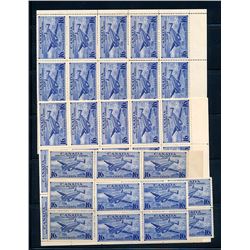 Canada #CE1 (107), CE3 (38), CE4 (19) F-VF NH.