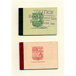 Canada #BK3e/BK50 twenty-five different booklets.