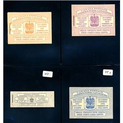 Canada #BK45/283 booklet collection.