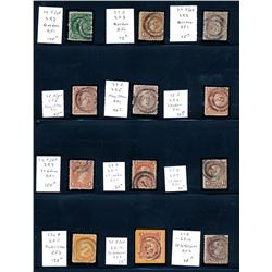 Canada #22/29 collection of 2 ring Numerals.