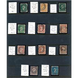 Canada #23/29 collection of 2 ring Numerals.
