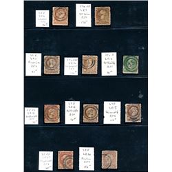 Canada #24i/29 collection of 2 ring Numerals.