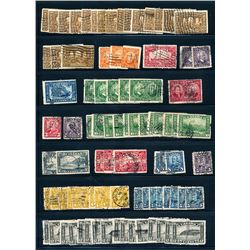 Canada private perfins #135/261, C6-7 selection.
