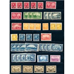 Canada #140/273, C1/7, E6, E9 selection NH.
