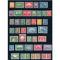 Canada #141/302, C1-9, CE1-4 F-VF never hinged selection.